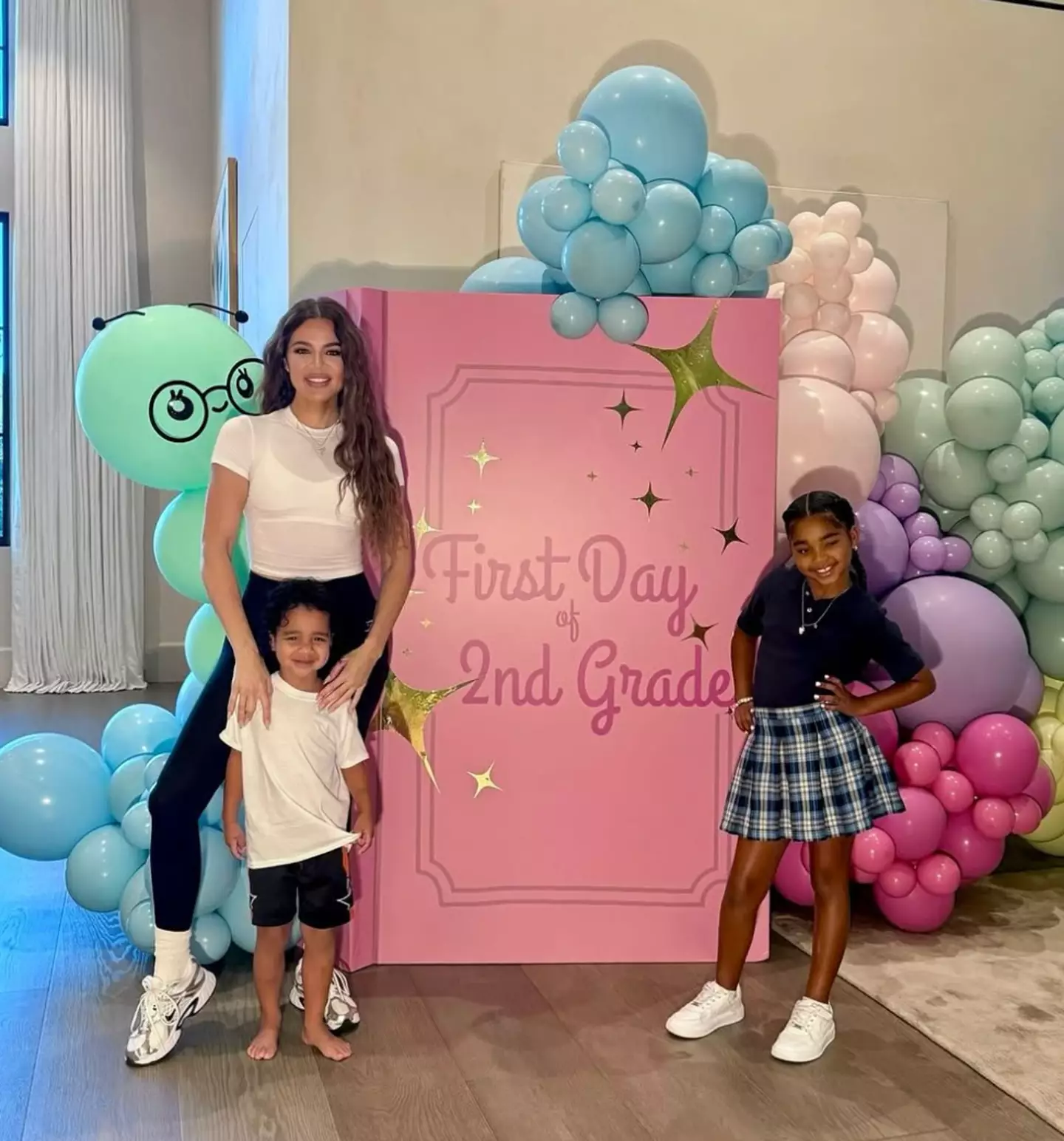 She shares kids Tatum and True with ex Tristan Thompson (Instagram/khloekardashian)