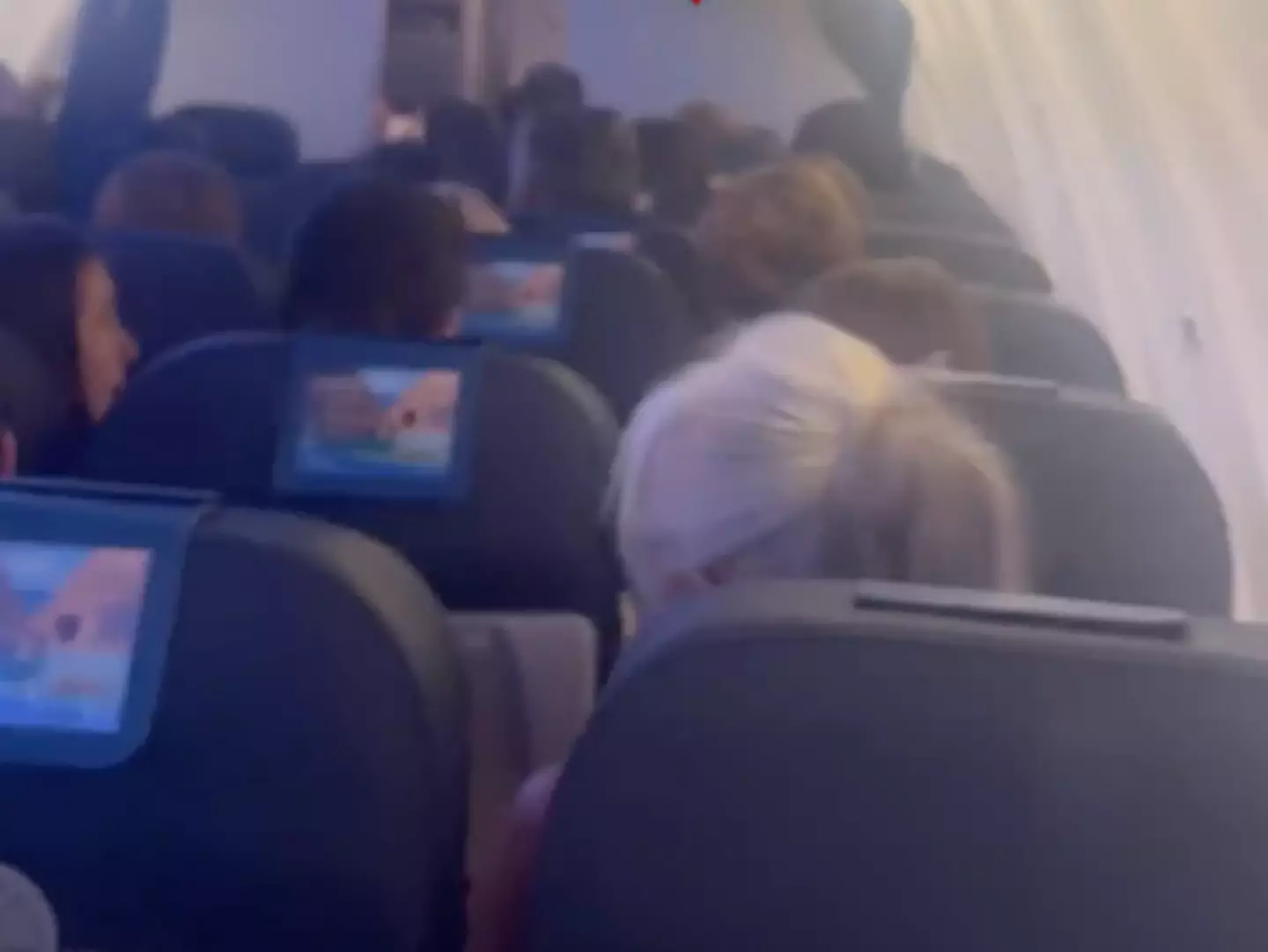 Passengers could be heard screaming on the flight.