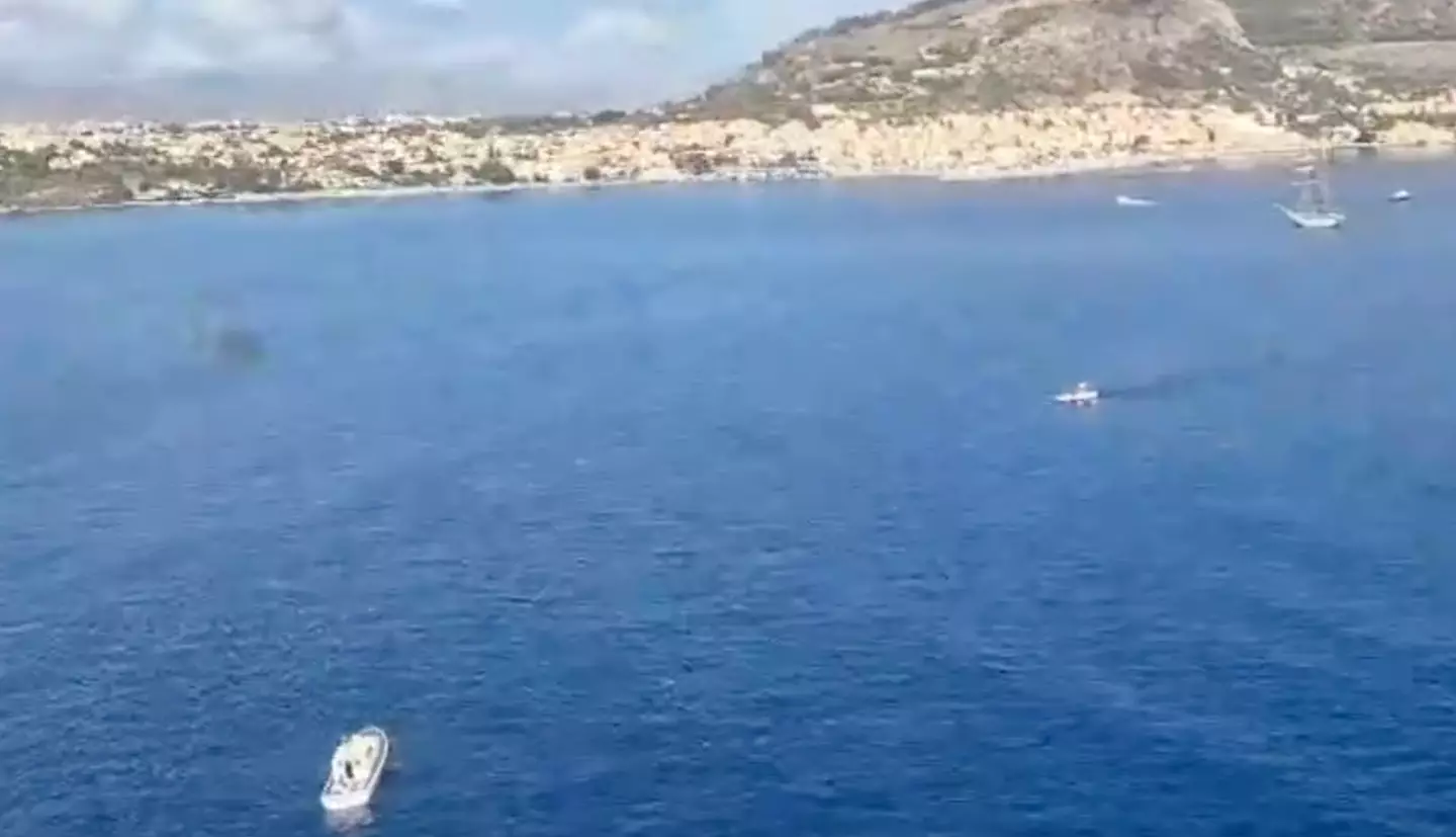 Authorities are continuing to search for the missing people. (Italian fire and rescue service)
