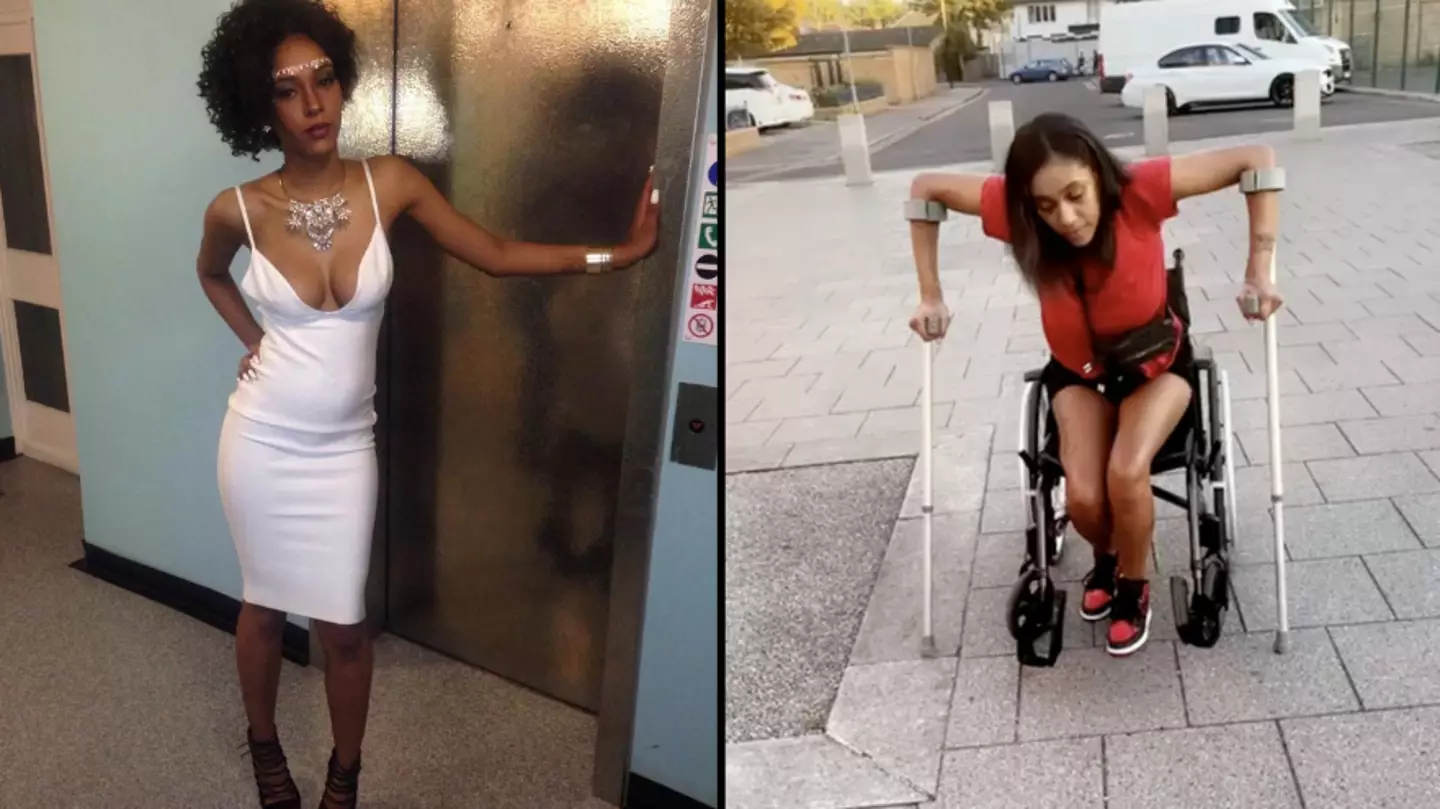 Woman is now in a wheelchair and can’t move her legs after getting addicted to nangs