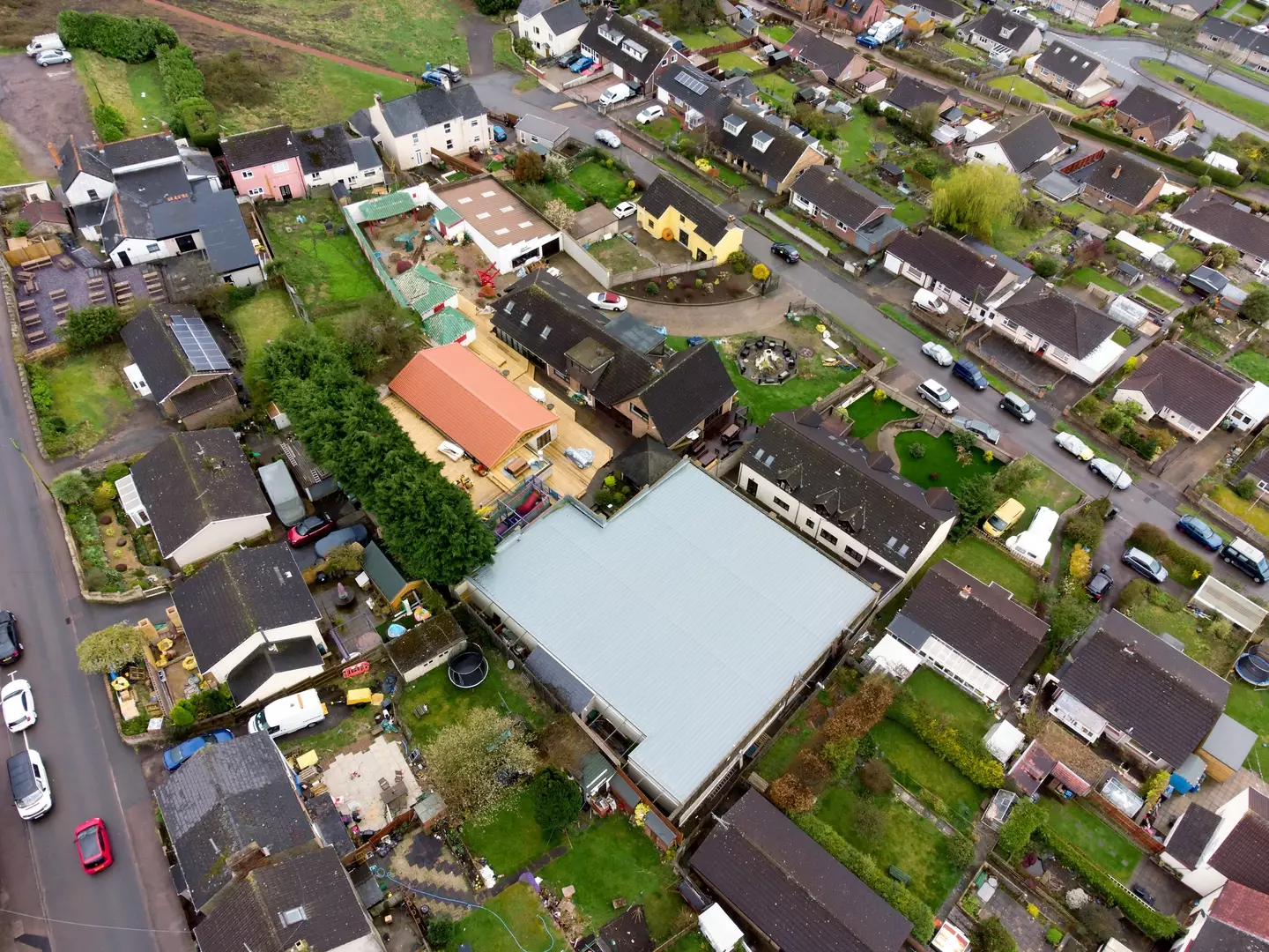Neighbours have fallen out with the 70-year-old over it.