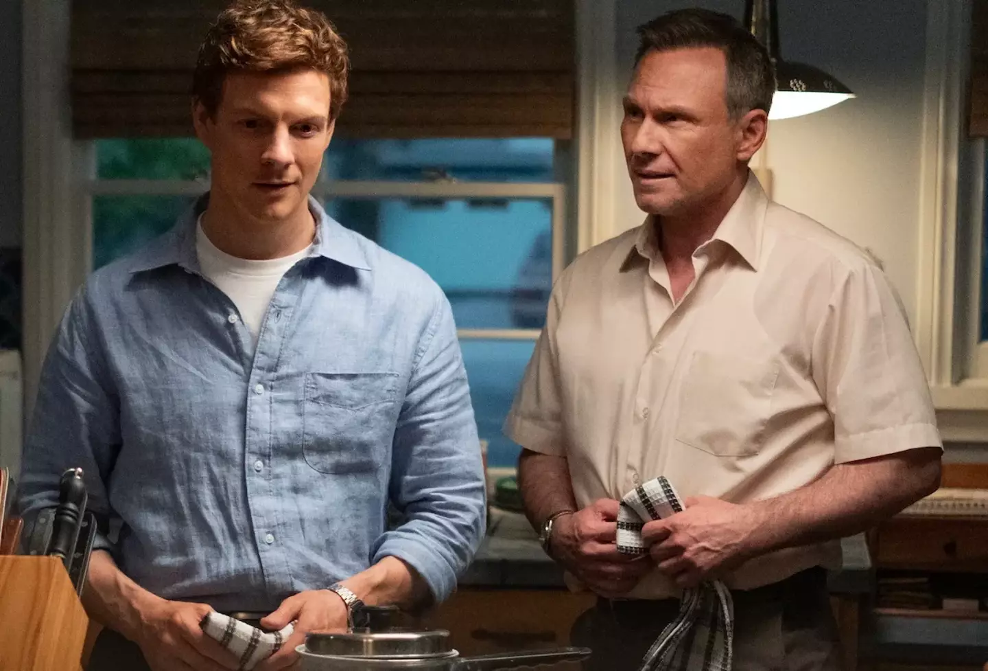 Patrick Gibson (left) will star (Showtime)