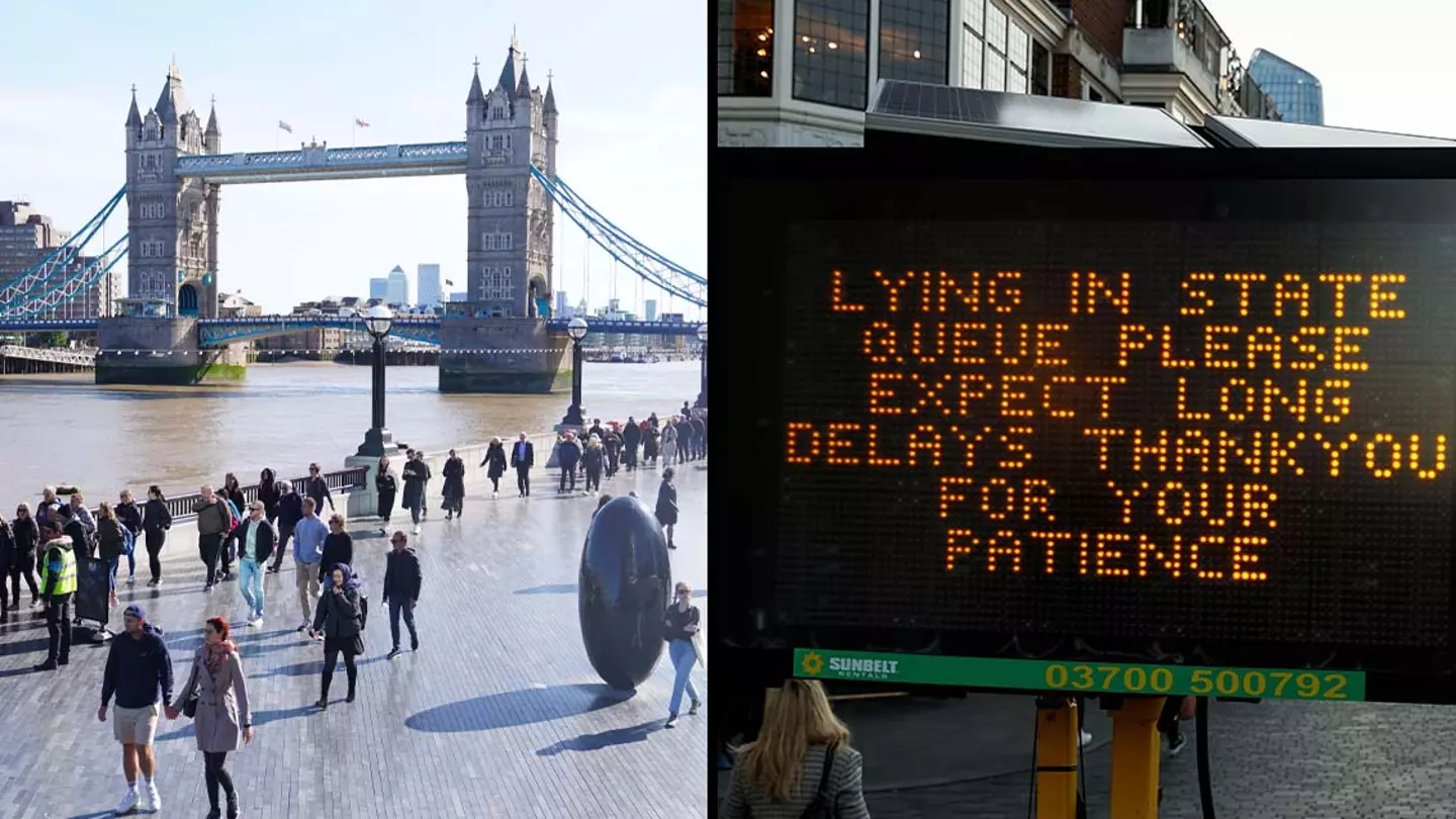 Queue to visit Queen’s coffin now has its own weather forecast