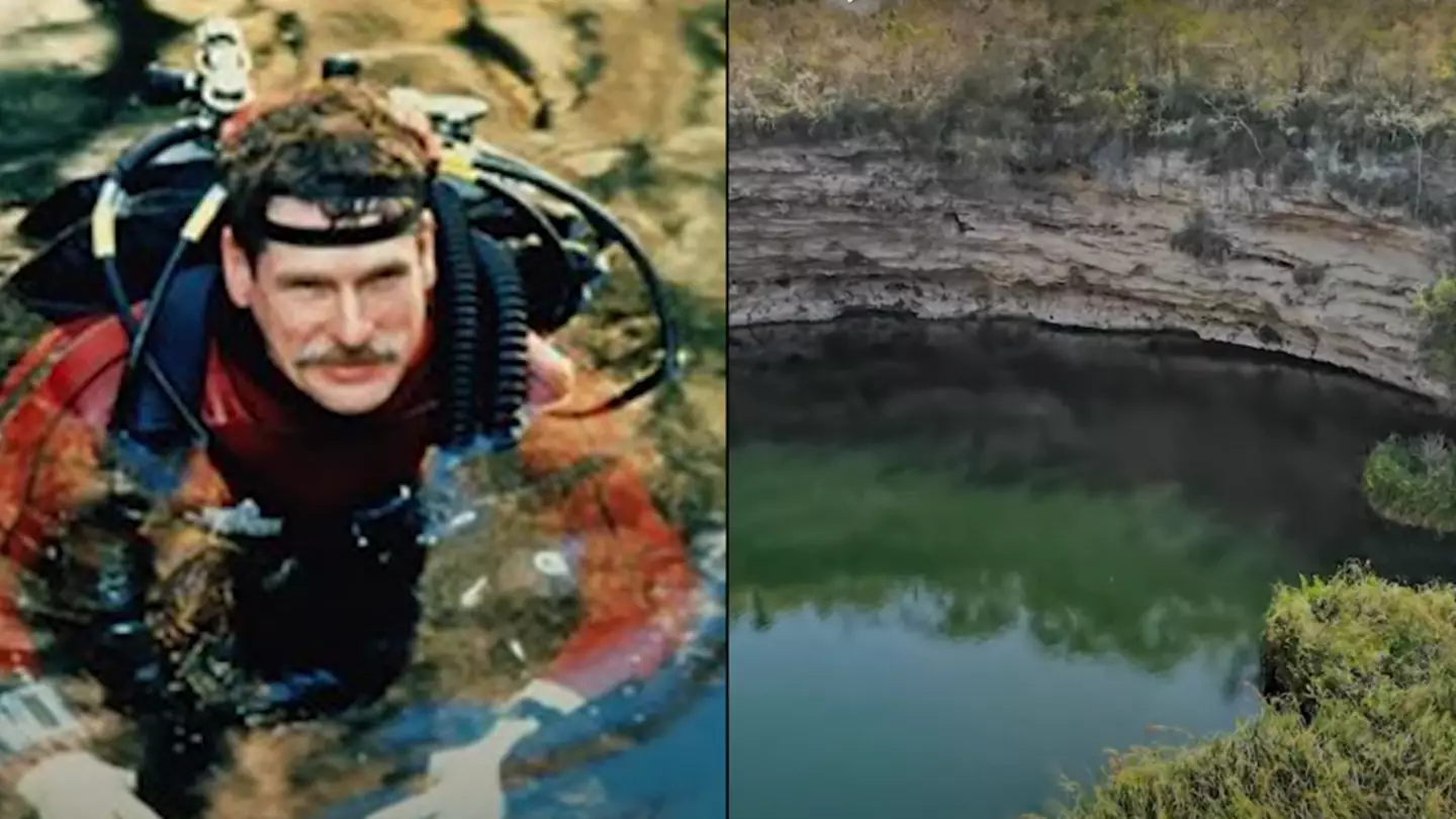 Man suffered 'most brutal silent death in history' while attempting to reach bottom of sinkhole