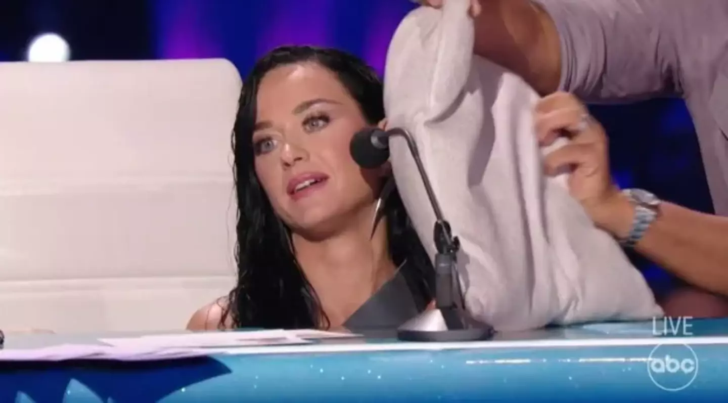The singer almost lost her top on an episode of American Idol. (ABC)