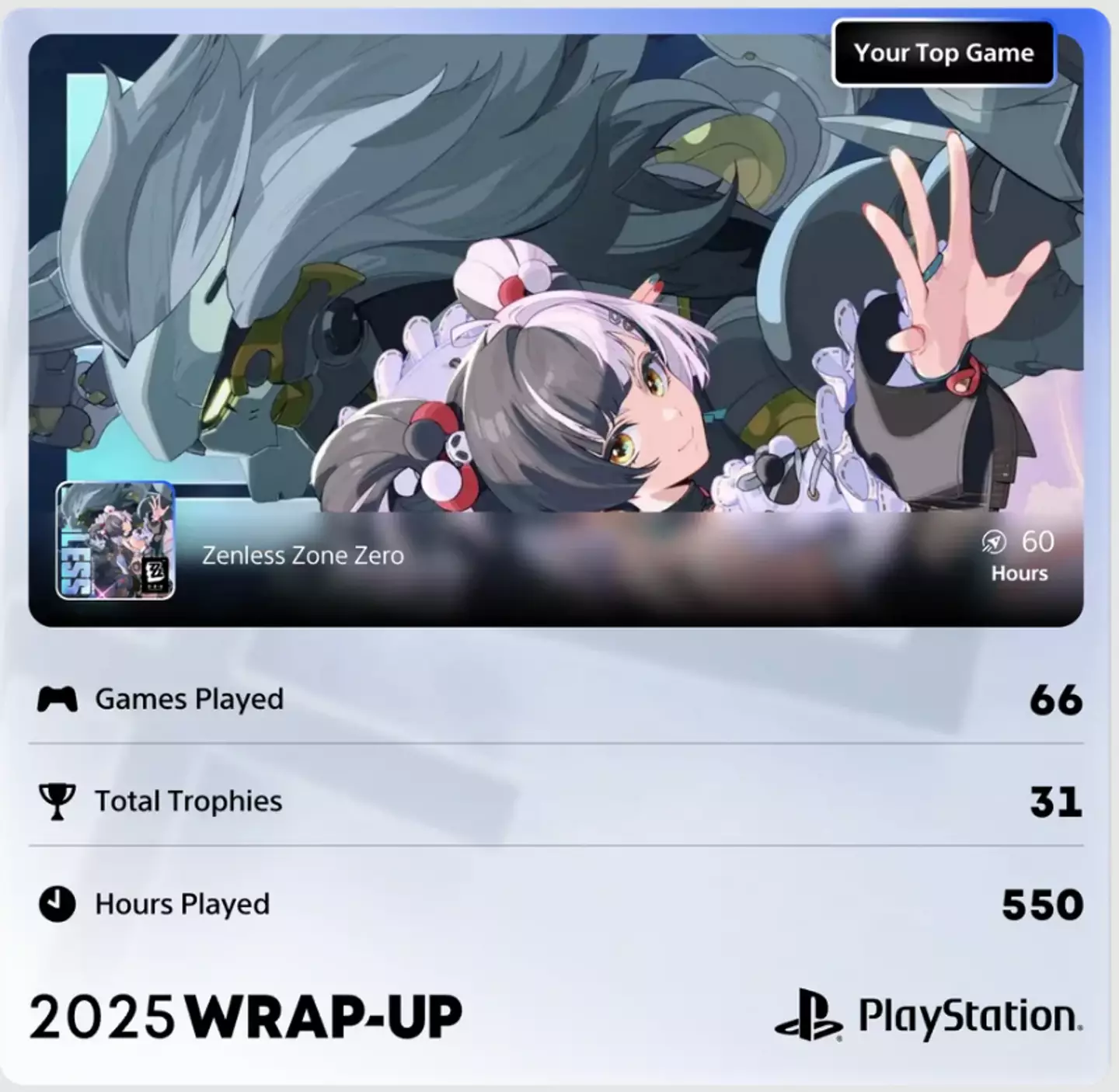 The Wrap-Up will give you a digital card to share (PlayStation)