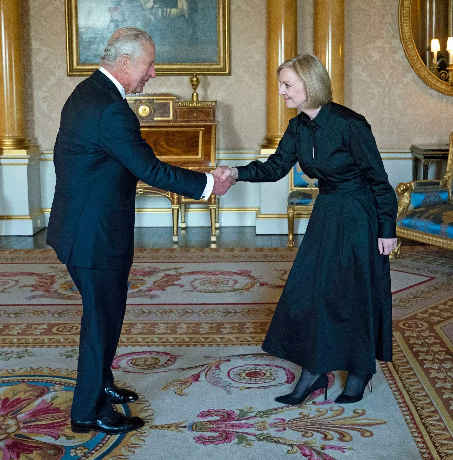 King Charles took advice from Prime Minister Liz Truss.