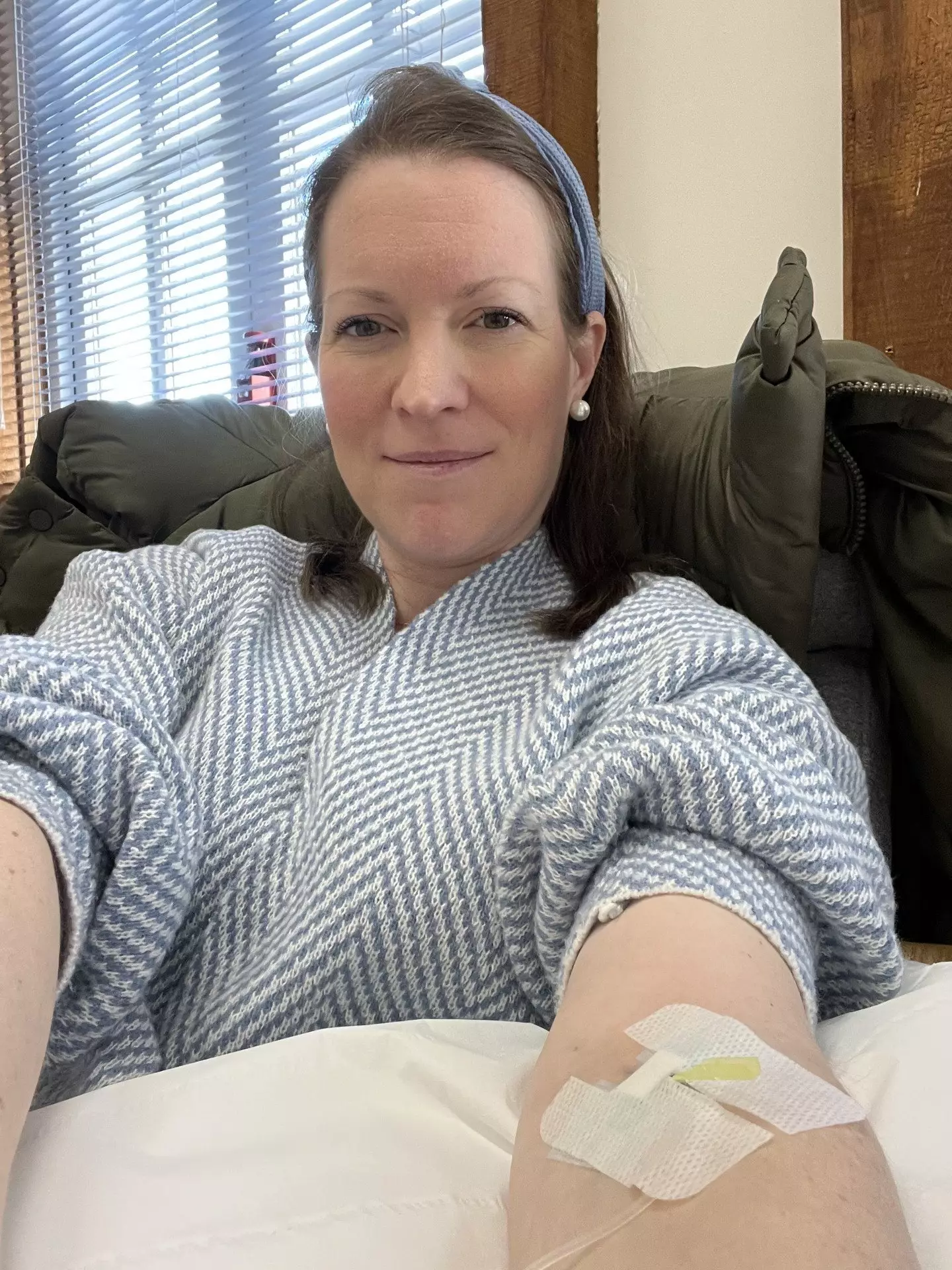 Zoe had a lime-sized tumour on her bowel causing a perforation, and had spread to her liver, peritoneum and stomach lymph nodes (SWNS)