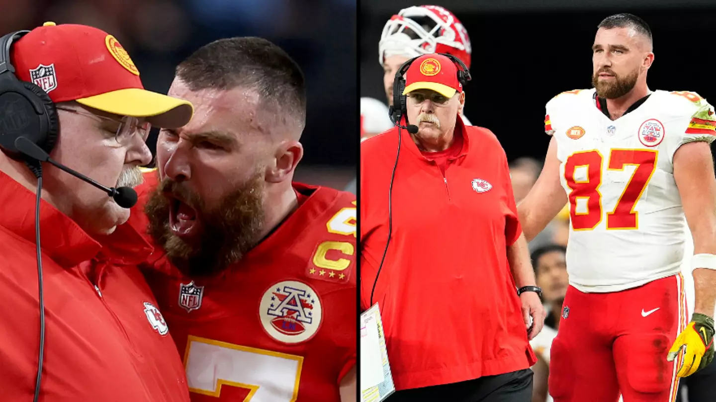 Lip reader reveals what Travis Kelce said to coach in explosive 'inappropriate' moment during Super Bowl