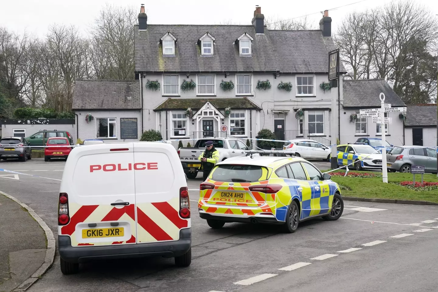 Emergency services were called just after 7pm on Friday (PA)