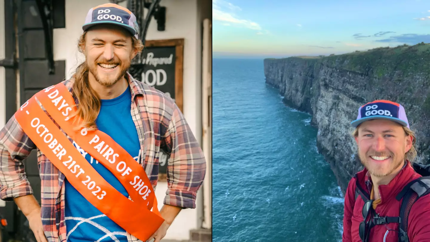 'I walked the entire coast of Great Britain after suicidal thoughts and prevented a suicide on the way'