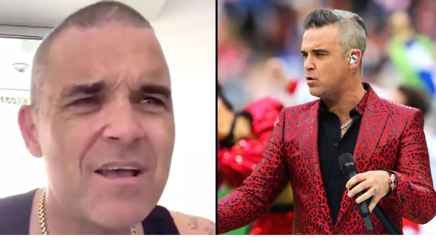 Robbie Williams' justification for performing at Qatar World Cup leaves people confused