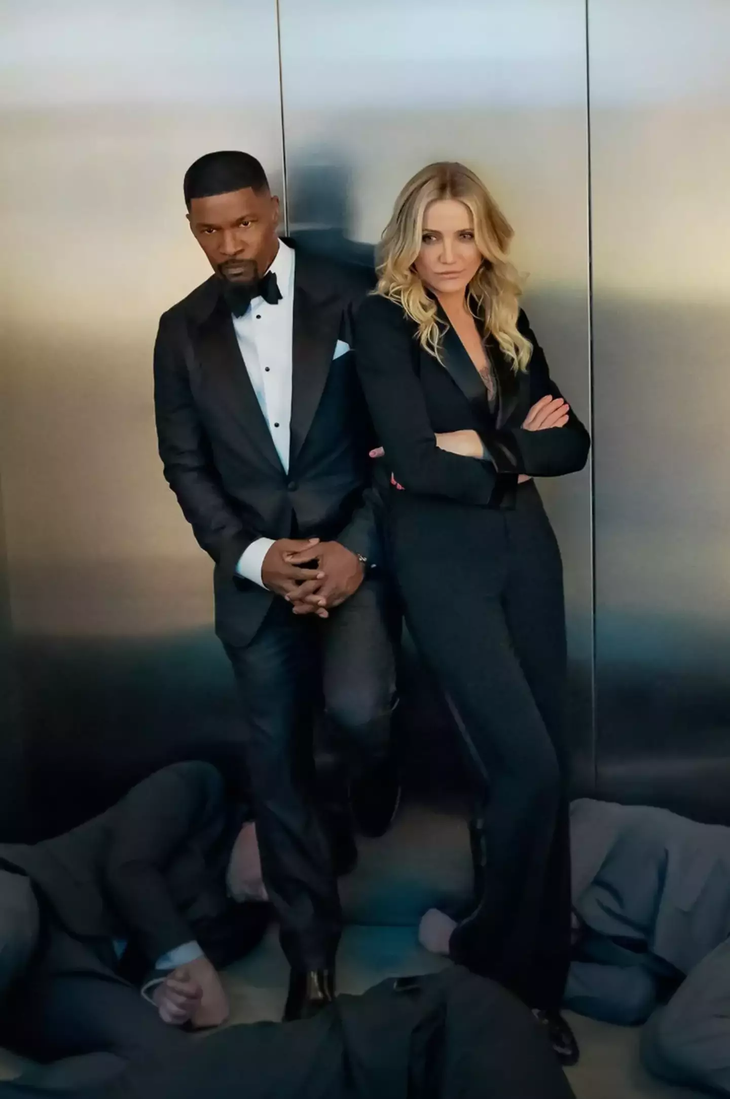 A first-look at Foxx and Diaz's upcoming film, Back in Action. (Netflix)