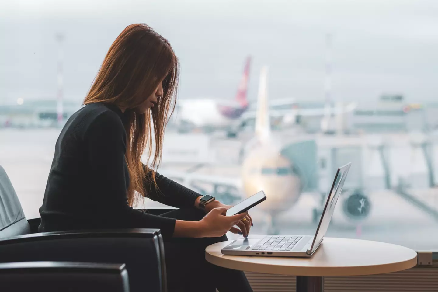 Most people feel like they can't switch off from work during the holidays. (Getty Stock Photo)