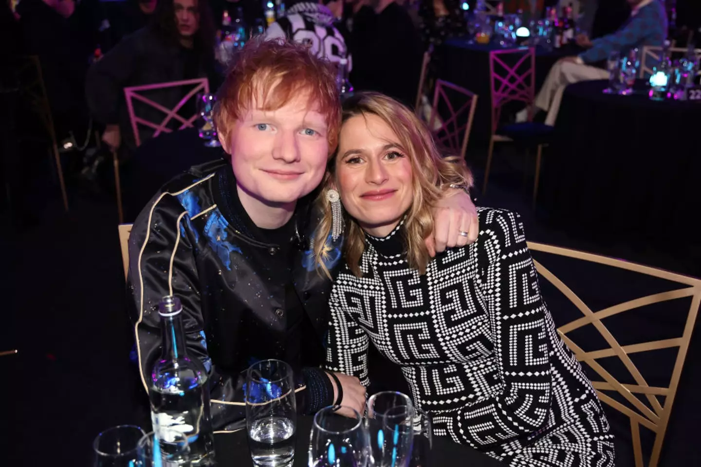 Ed Sheeran and his wife Cherry Seaborn (JMEnternational/Getty Images)
