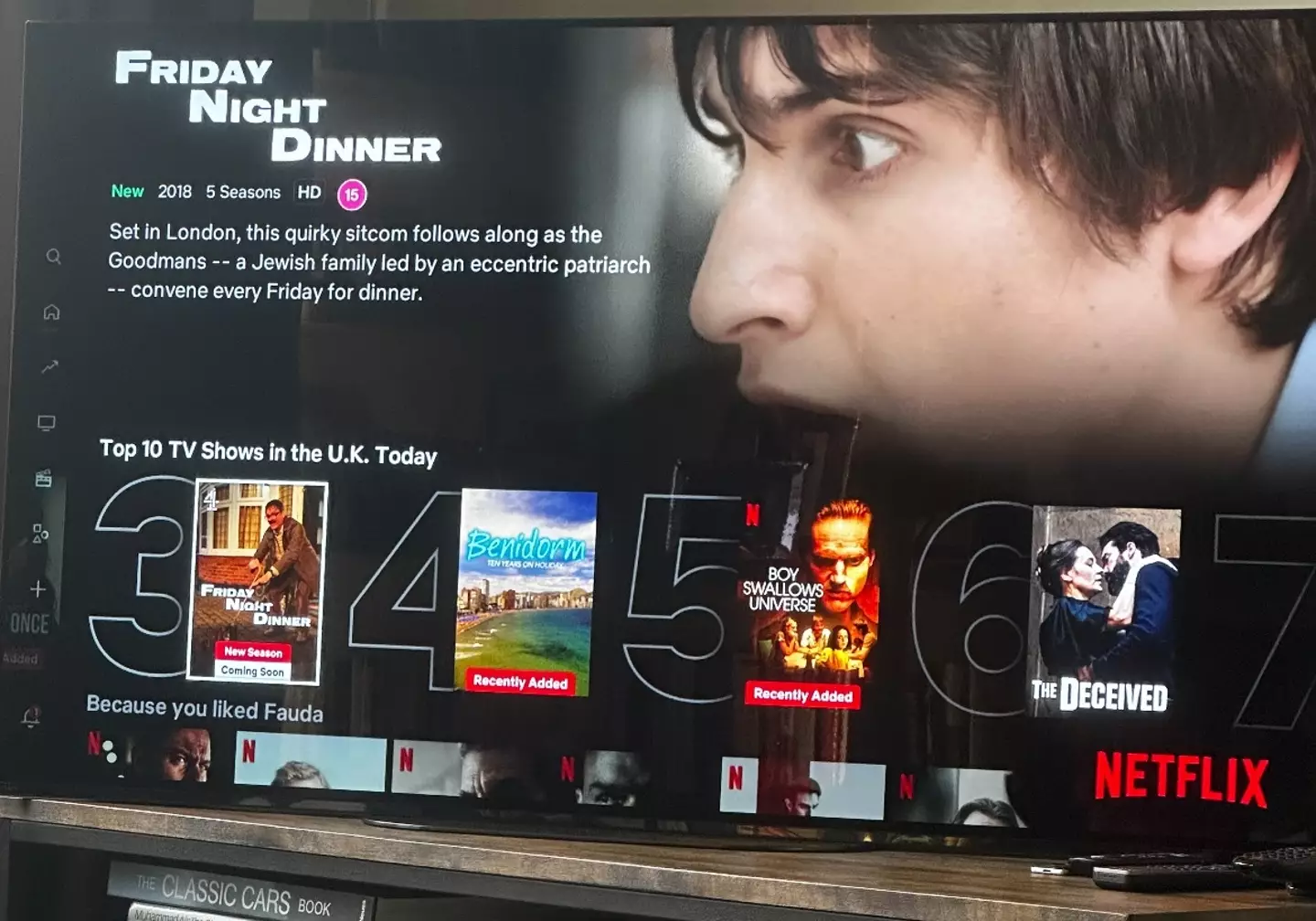 Friday Night Dinner's creator was baffled by the show's Netflix description.