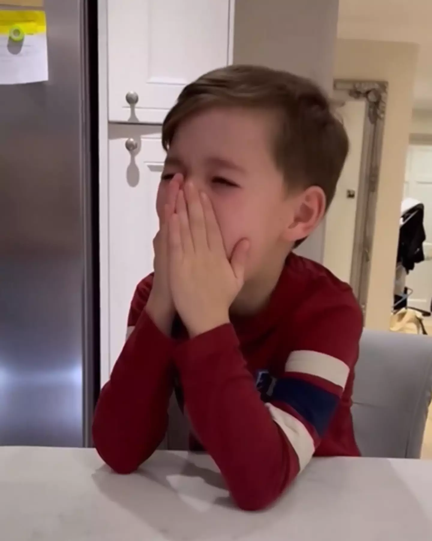 Teddy burst into tears when he found out he would be casted.