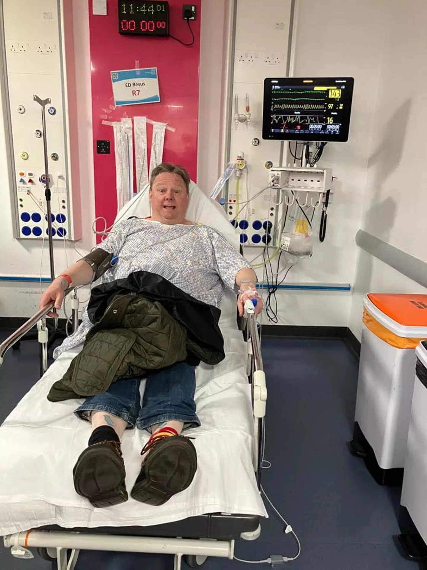 Fitzgerald shared an update with his fans on Facebook.