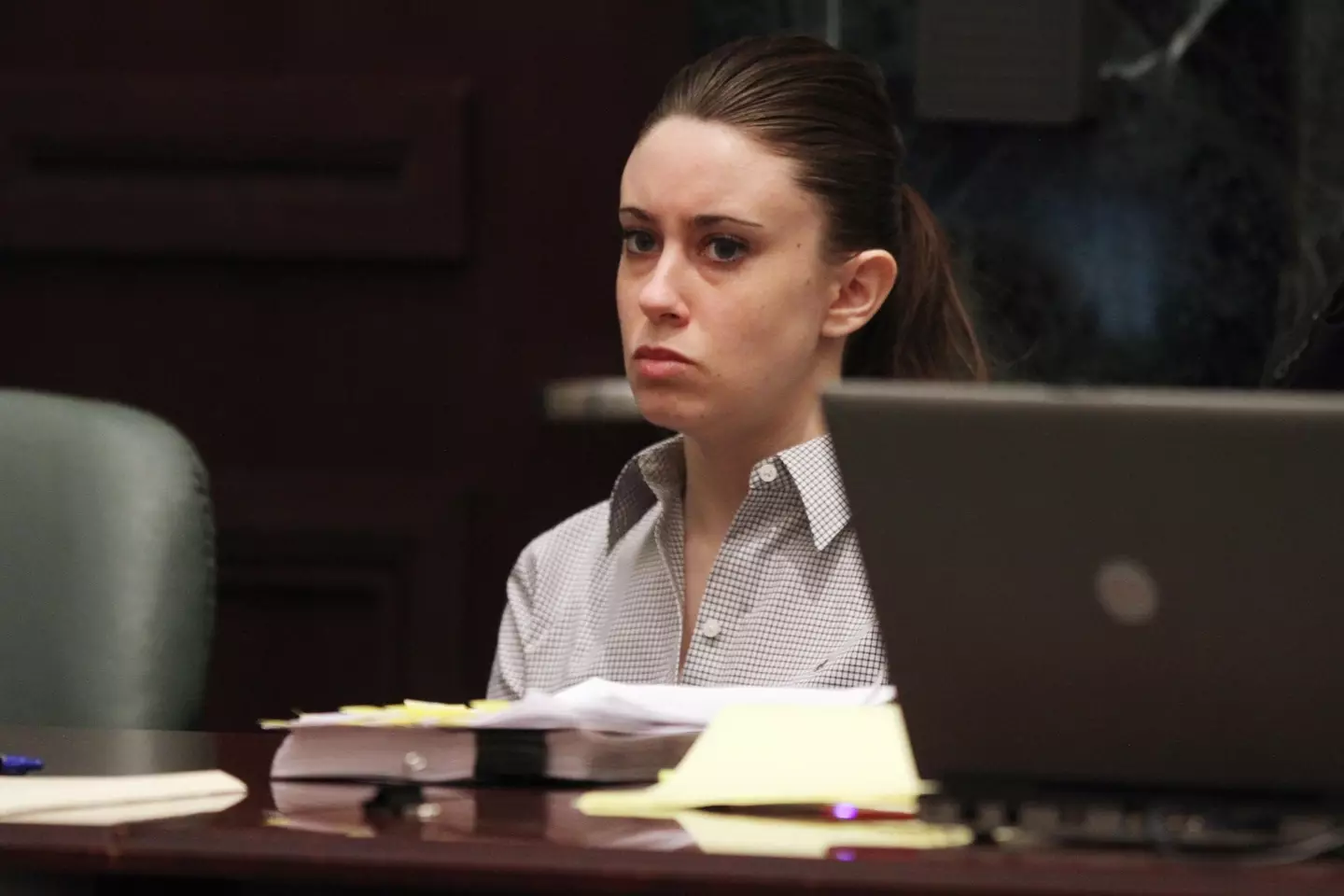 She was found guilty of lying to the police, but released 10 days later as she had been jailed for some time before the trial (Red Huber-Pool/Getty Images)