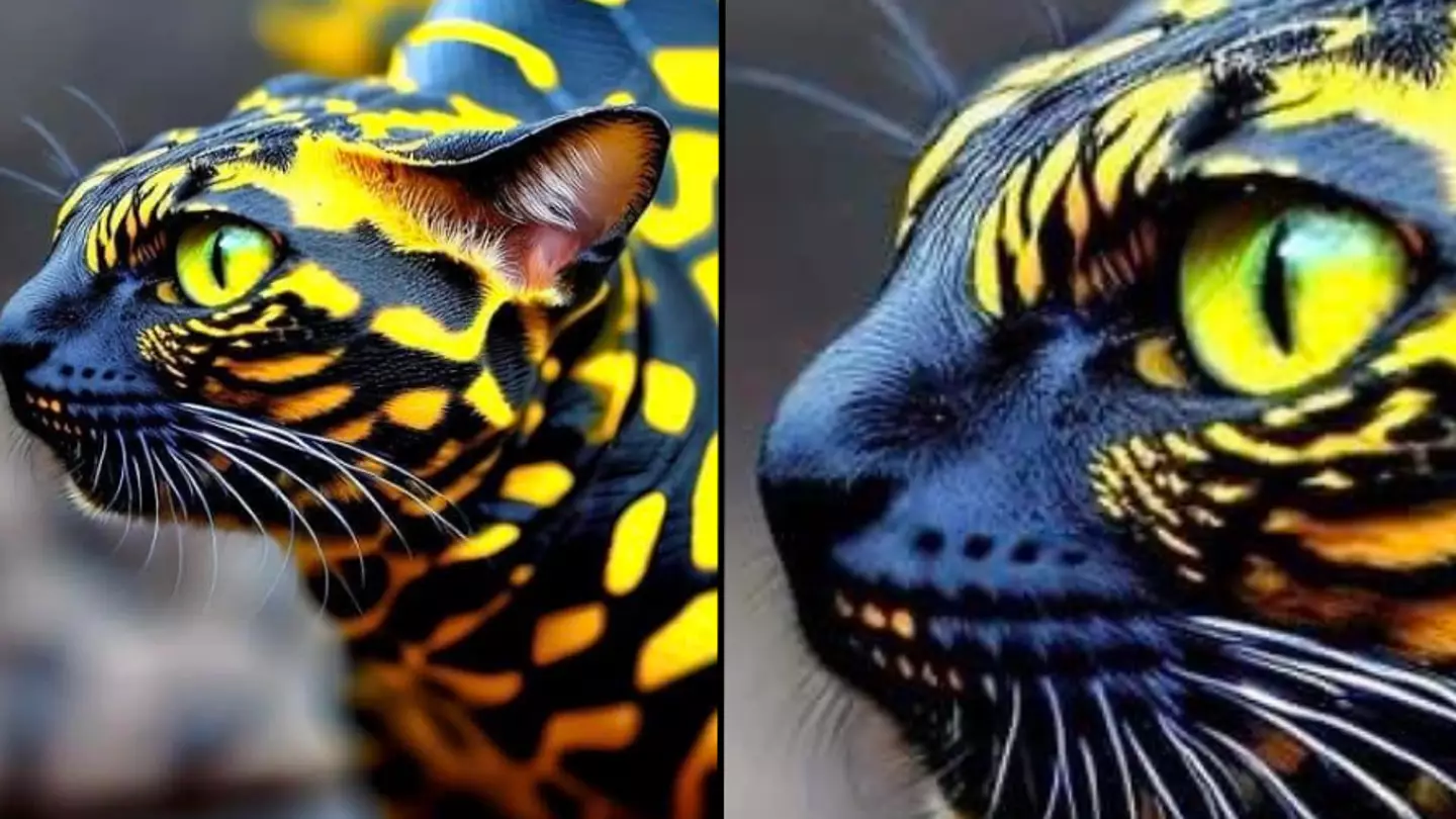 Truth behind image of ‘snake-cat’ that baffled the internet
