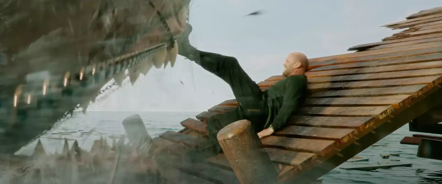 Jason Statham in Meg 2: The Trench.