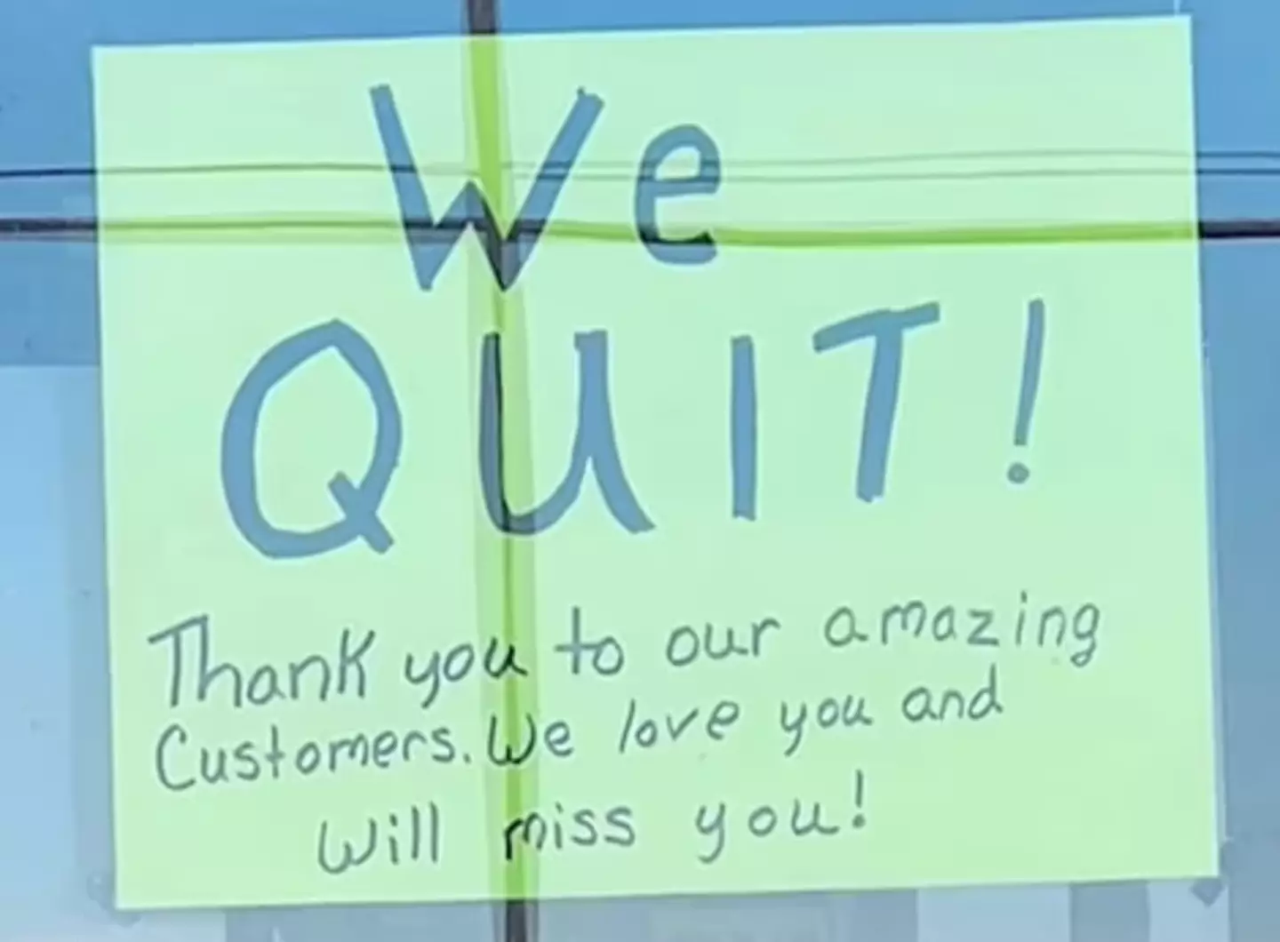 All six staff members of a Wisconsin Dollar General store quit at the same time after being overworked and underpaid.