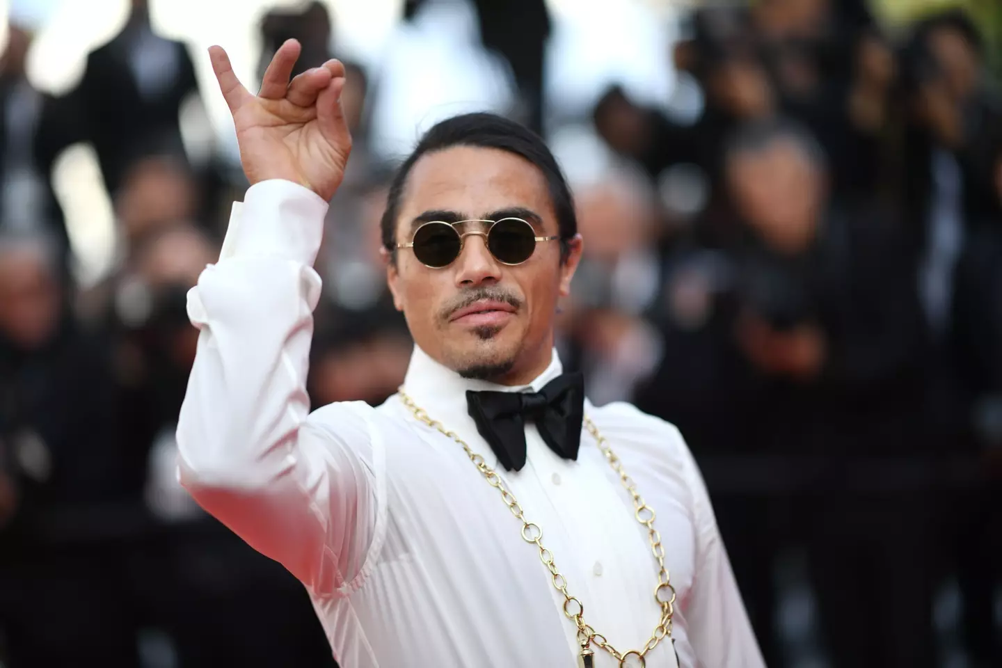 Nusret Gokce, aka Salt Bae, at the Cannes Film Festival.