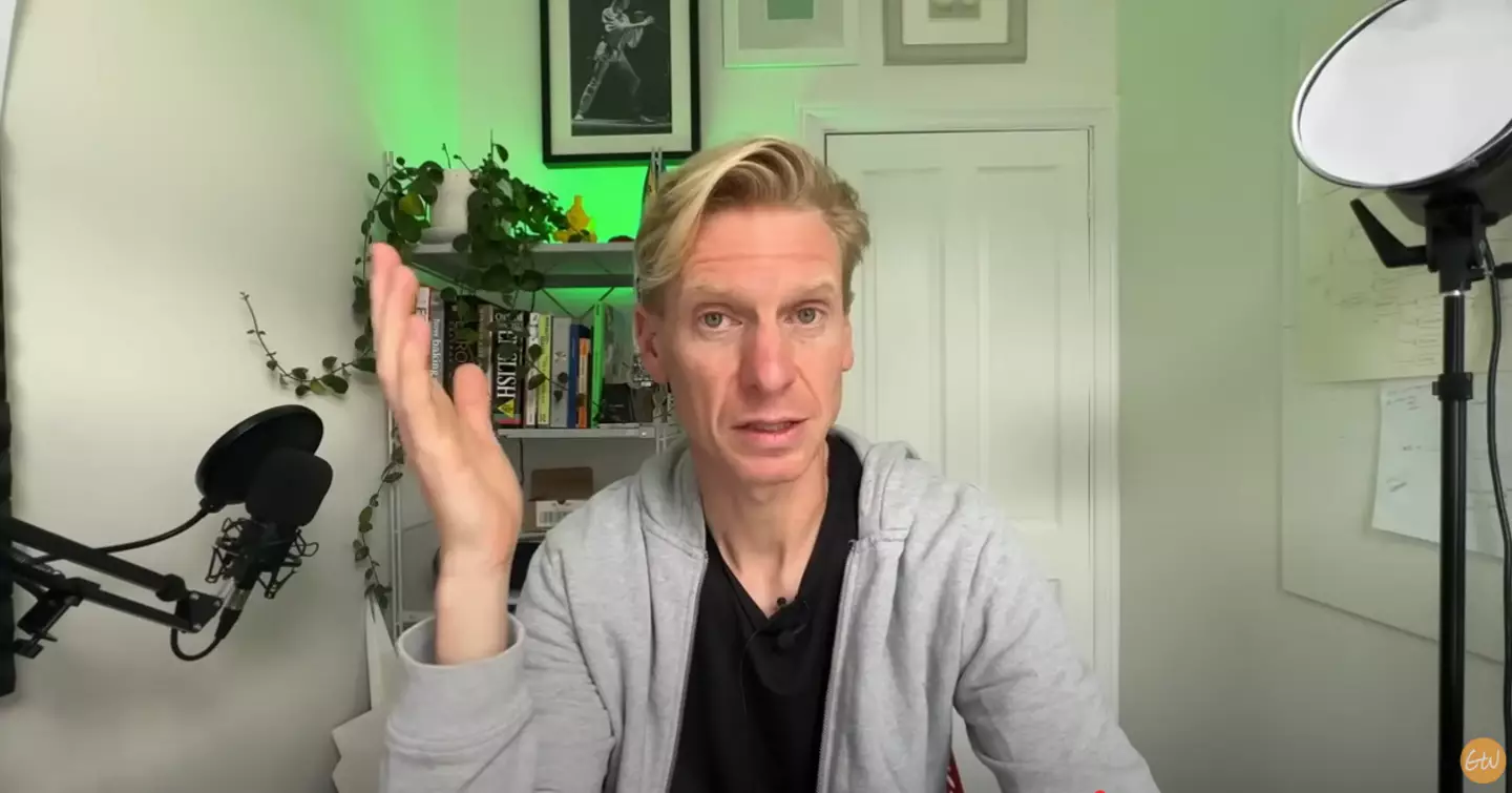 He admitted that his reaction may have been 'over-the-top' and encouraged people to enjoy food while being conscious of what they were eating (@GavinWren/YouTube)