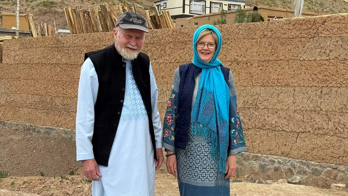 Peter and Barbie Reynolds are being held in an Afghan prison (Handout)