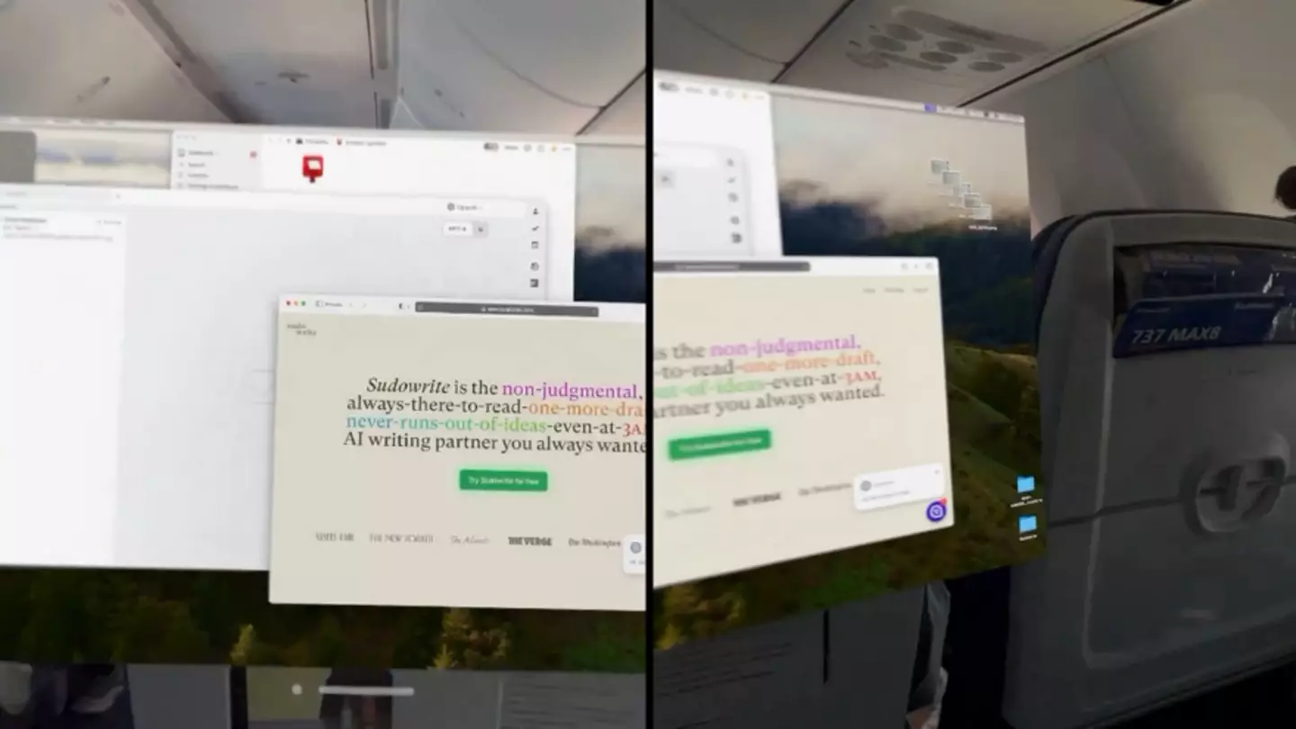 Man who wore Apple Vision Pro on plane breaks down what happened when he used it