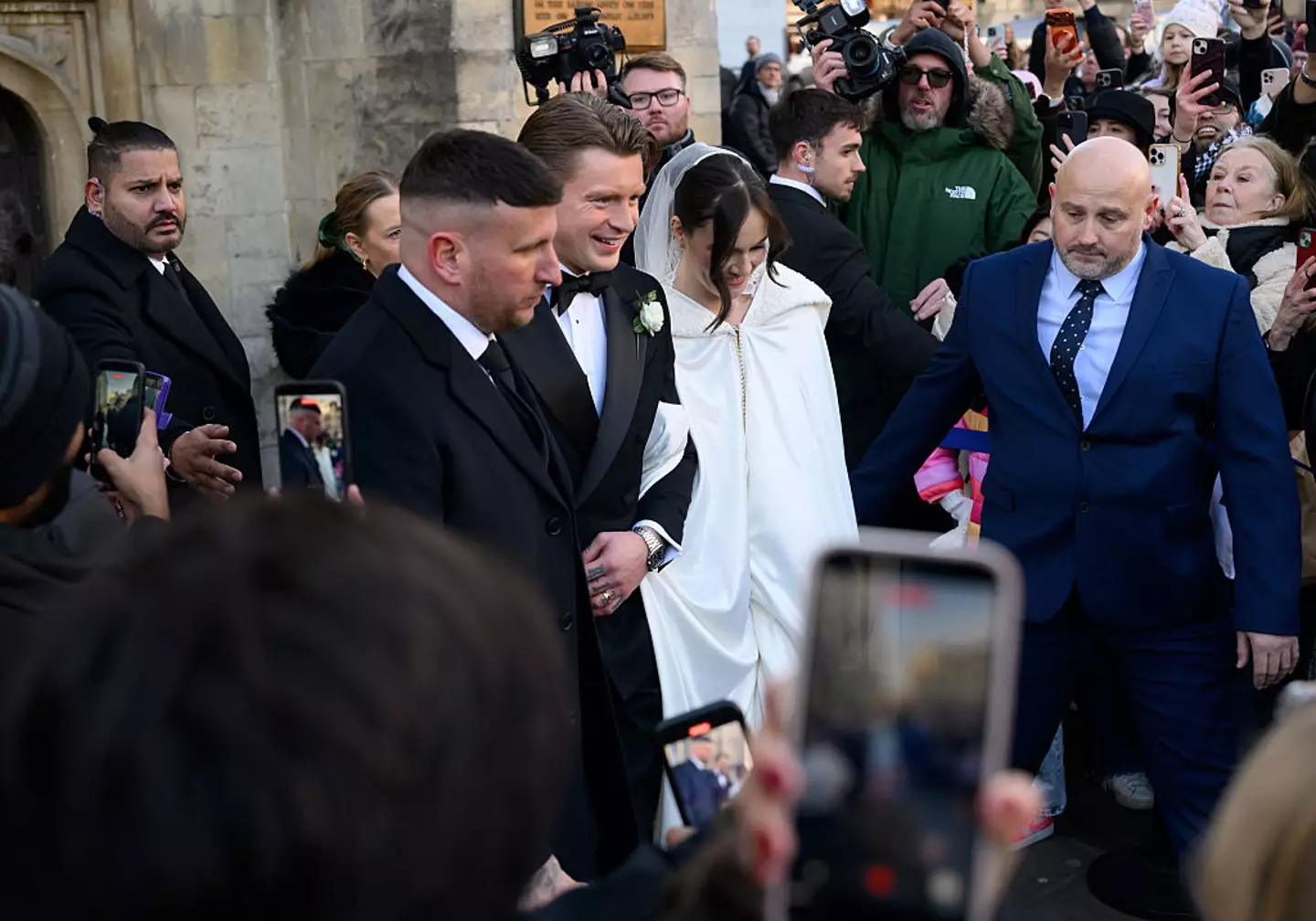 Peaty and Ramsay wed at Bath Abbey on Saturday (Karwai Tang/WireImage)