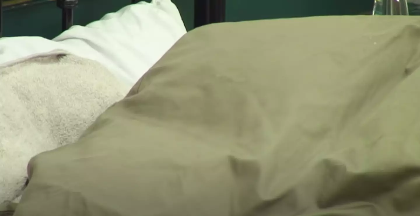 She thought she meant David Gest, who was asleep in bed at the time.