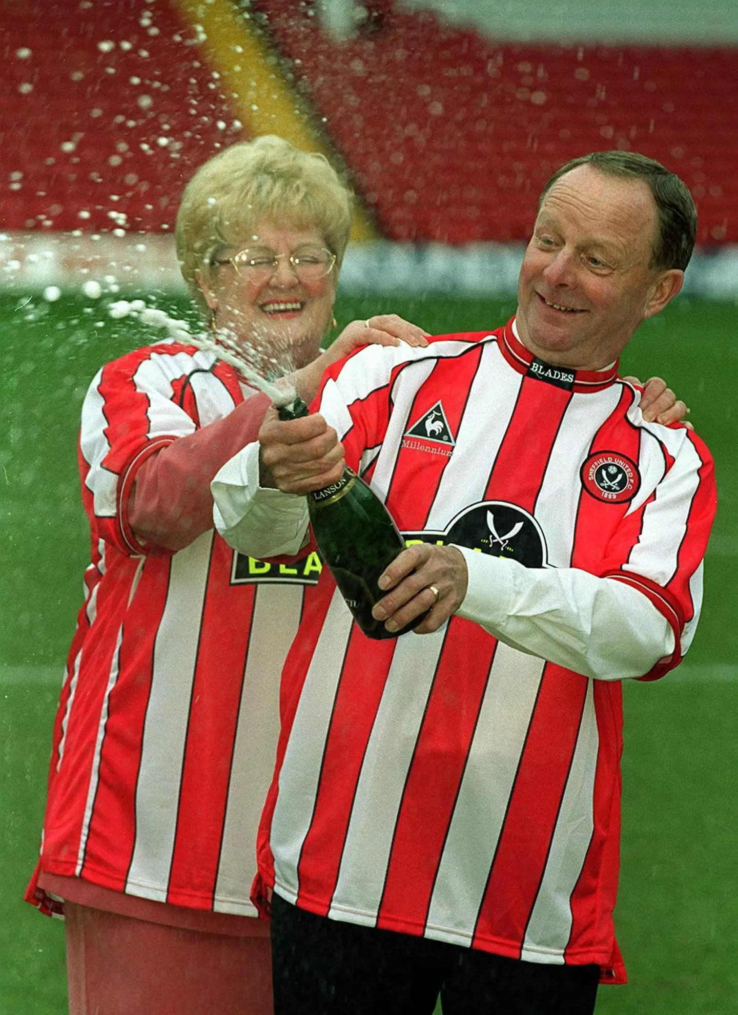 Ray and Barbara Wragg won nearly £8 million back in 2000 (SWNS)