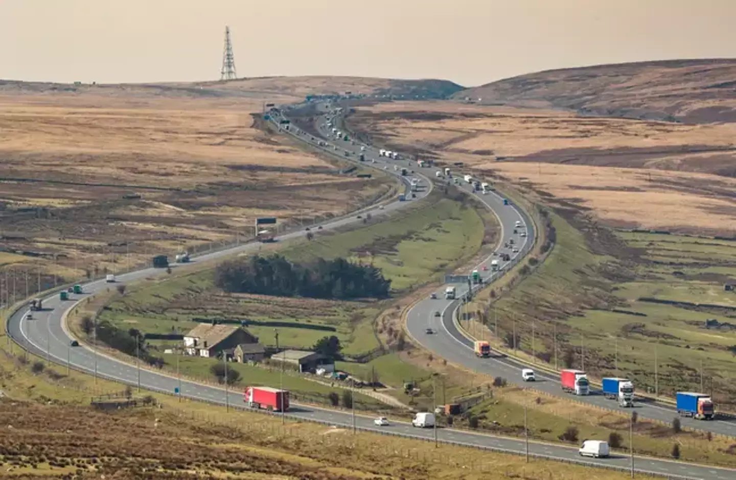 Introducing the house situated in the middle of the M62.