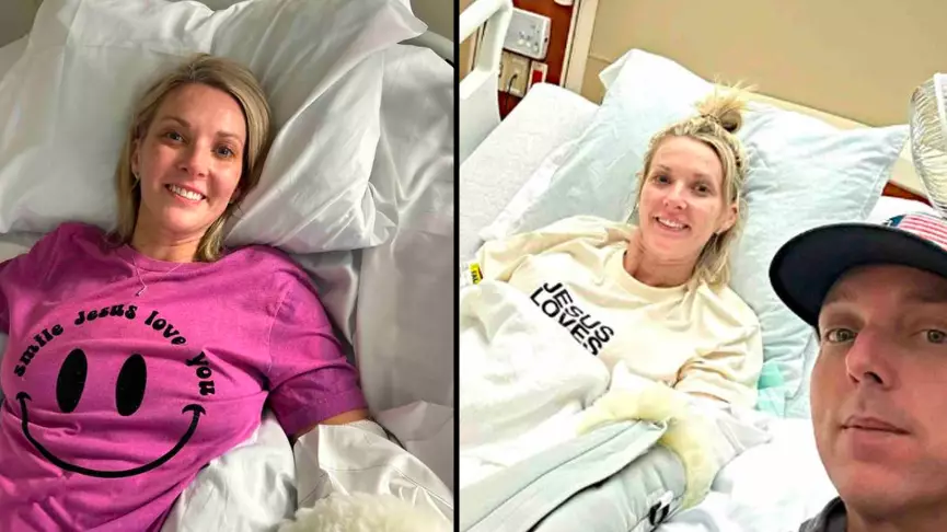 Woman who woke up from routine operation to find all limbs amputated speaks out on moment she found out