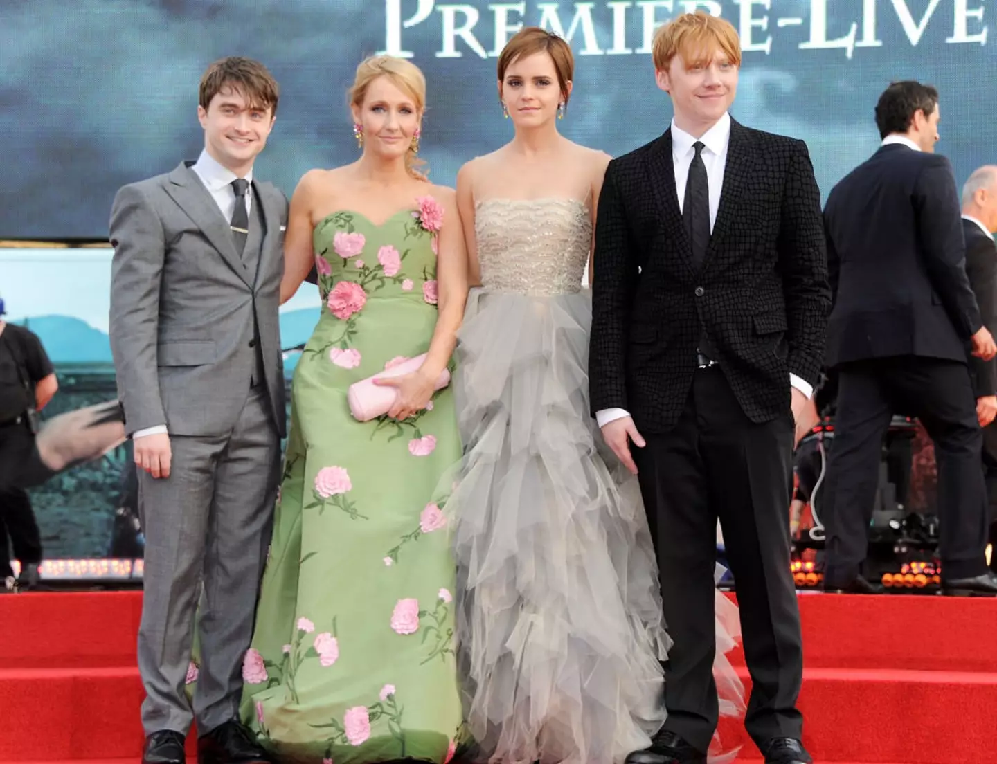 The actors hit back at the 'transphobic' comments. (Dave M. Benett/Getty Images)