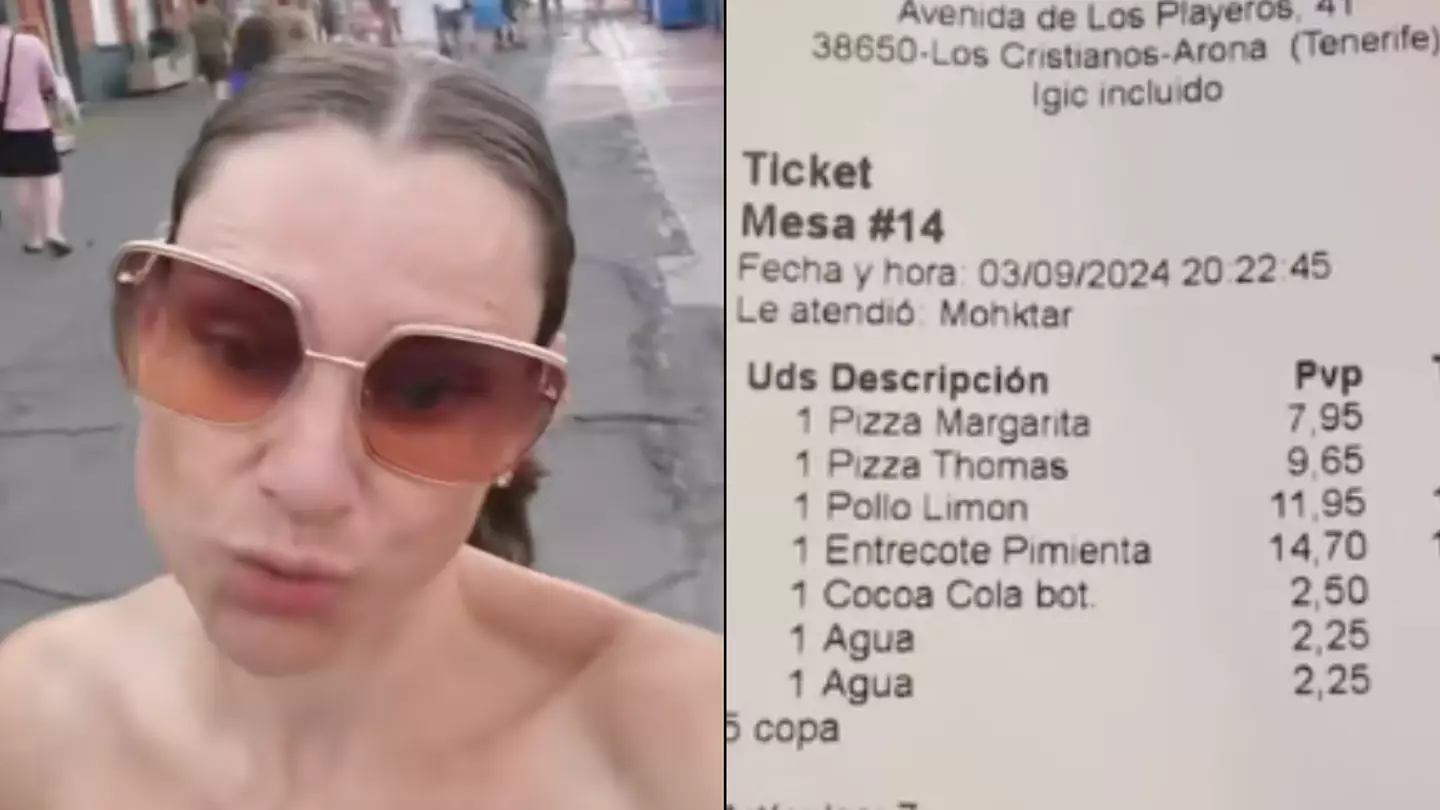 Mum who ordered meal for 7 in Tenerife left shocked when the bill arrives