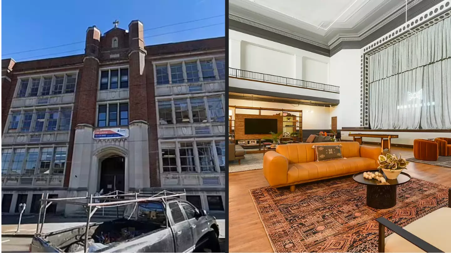 Three guys buy abandoned school for £83,000 and transform it into incredible block of apartments