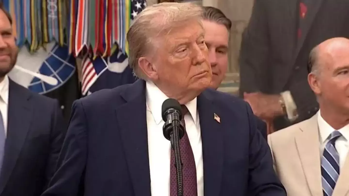 More bizarre health theories sparked after Donald trump spotted with unusual 'lump' under suit