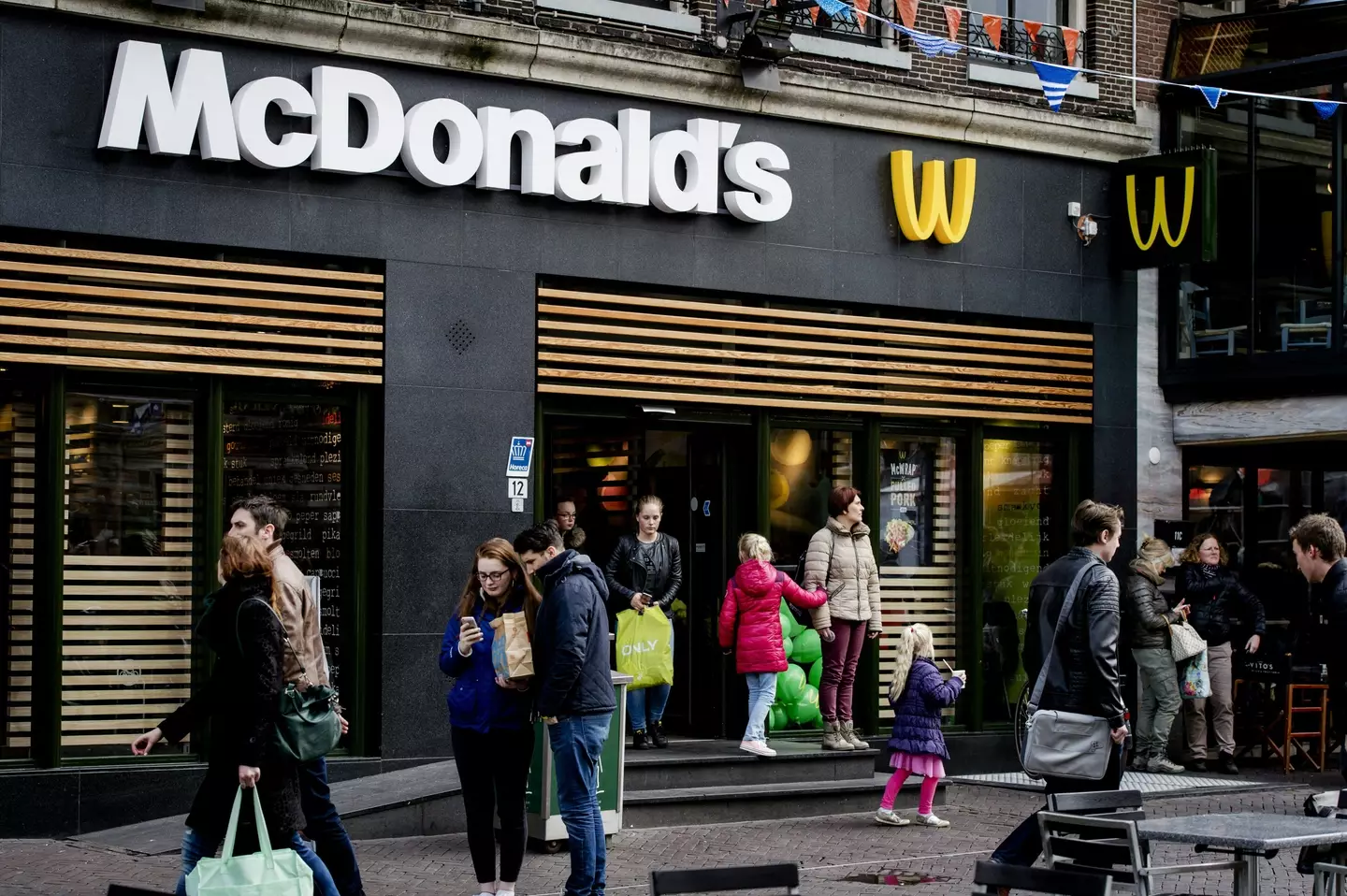 Maccies has done this to recognise other events (ROBIN VAN LONKHUIJSEN/AFP via Getty Images)