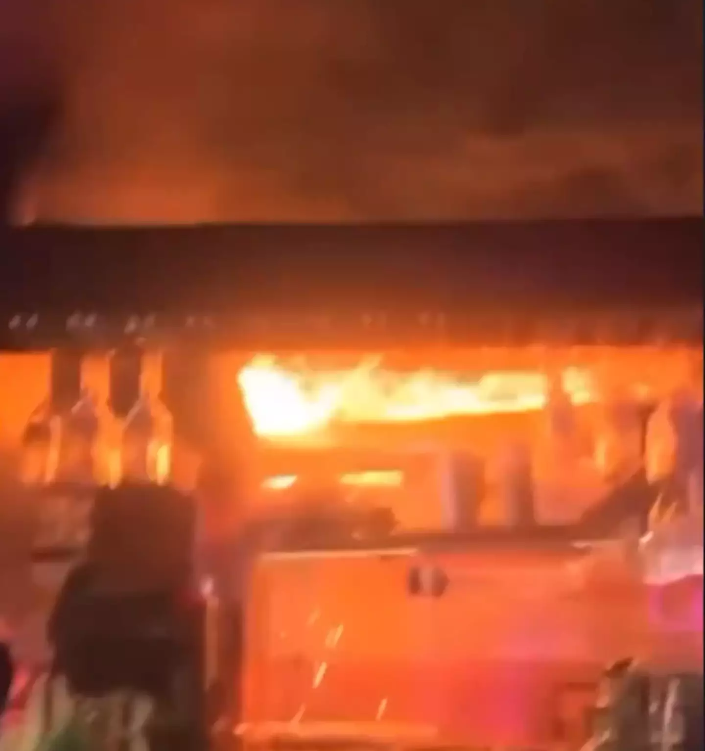 It is believed that the fire has already claimed the lives of 40 people (X/Suisse Alert)