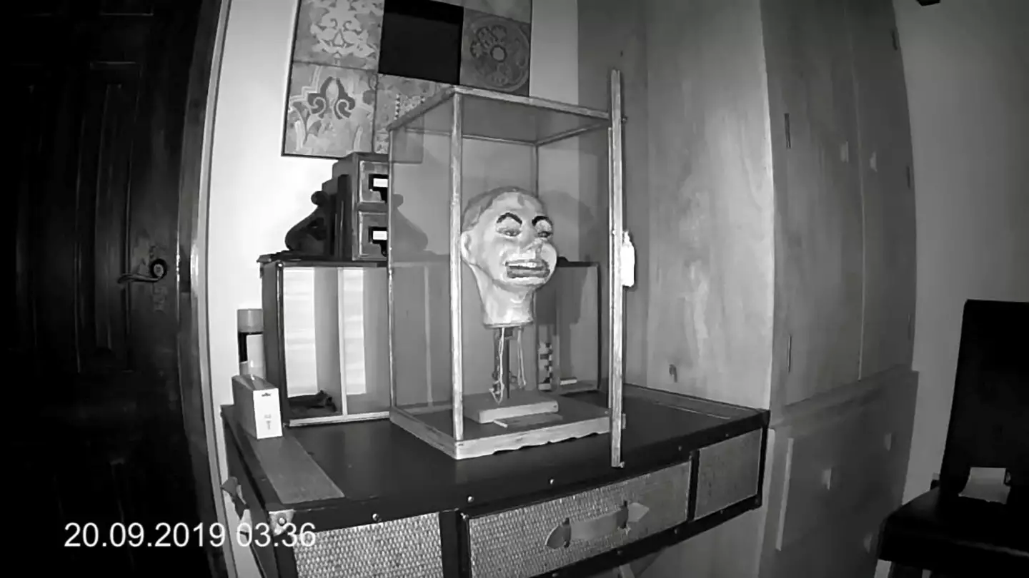 Michael was left reeling by the doll. SWNS