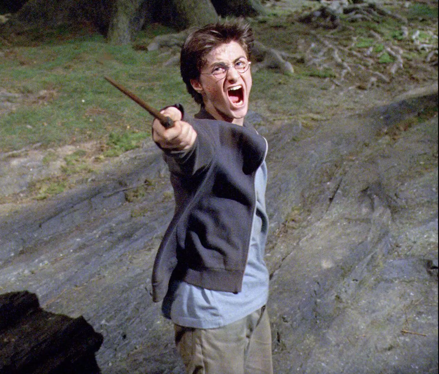 Daniel Radcliffe in Harry Potter and the Prisoner of Azkaban, 2004.