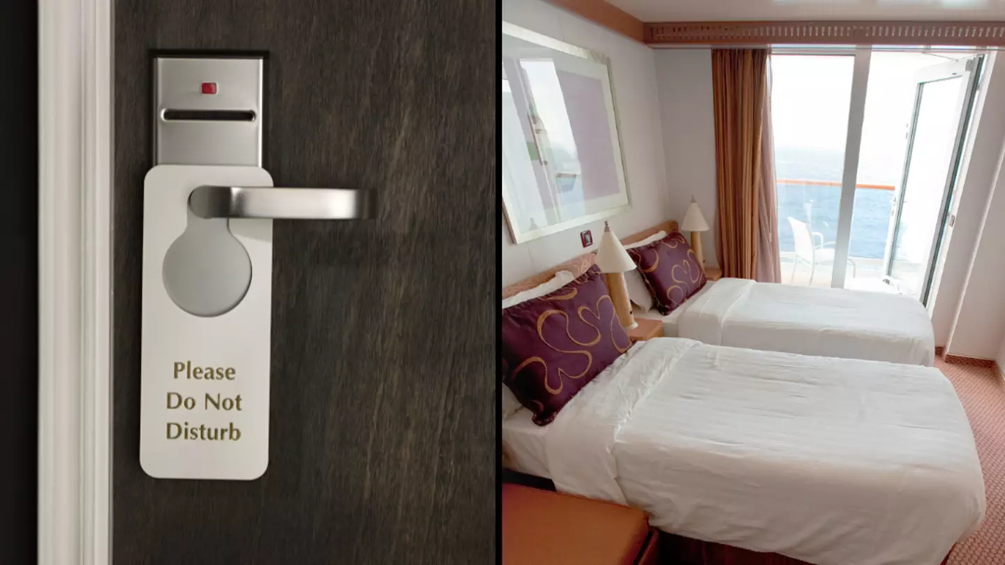 Cruise ship boss explains why staff will ignore cabin 'do not disturb' signs after 24 hours