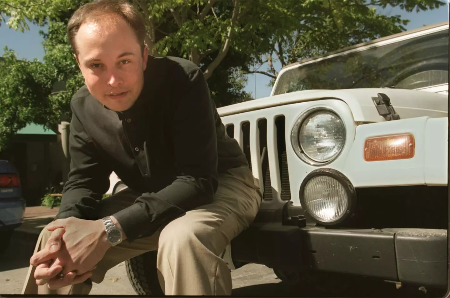 Elon Musk while he owned PayPal (Pauline Lubens/MediaNews Group/The Mercury News via Getty Images)