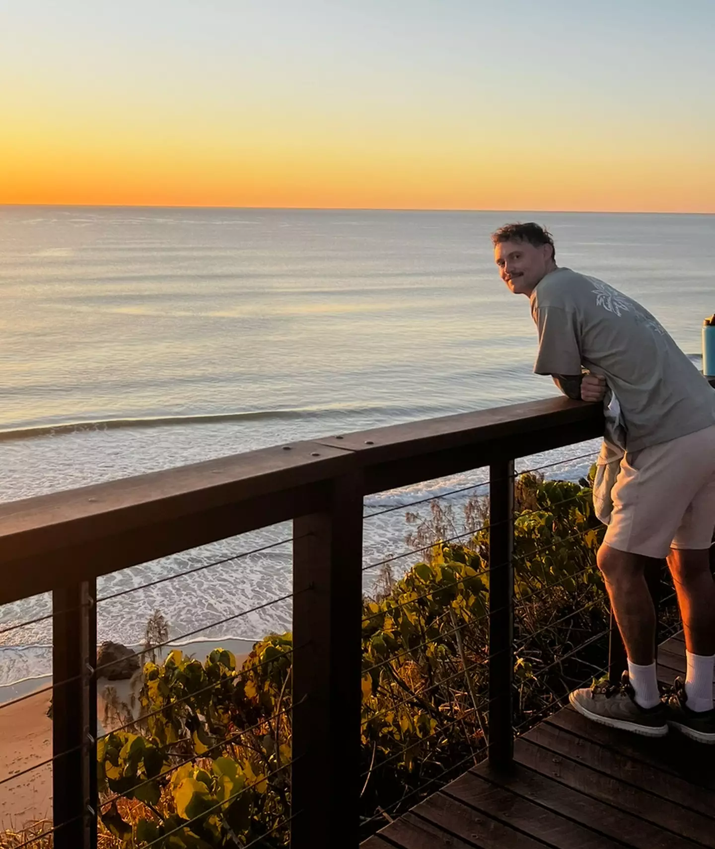 30-year-old Liam was just starting his dream life in Australia when he suffered a major stroke (Kennedy)