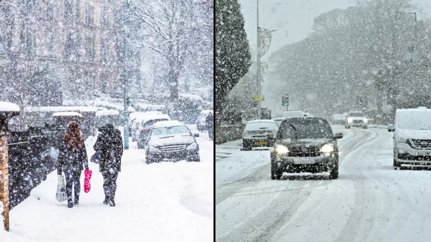 Met Office issues yellow warning for more snow and ice today after 2,500 people left without electricity