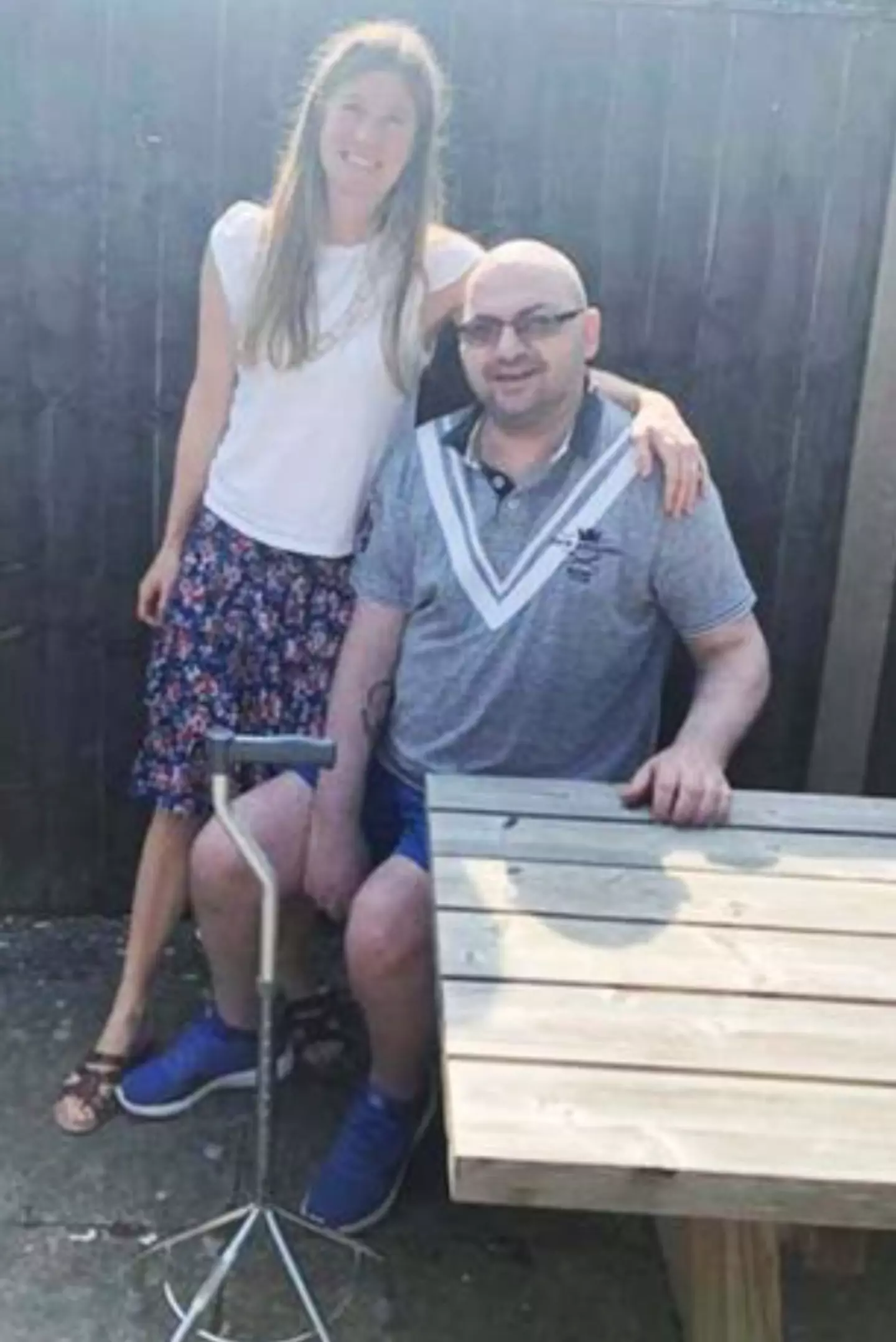 The dad-of-two survived for another two years after his diagnosis.