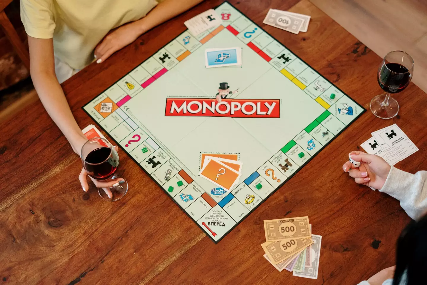 McDonald's Monopoly works just like the original board game.