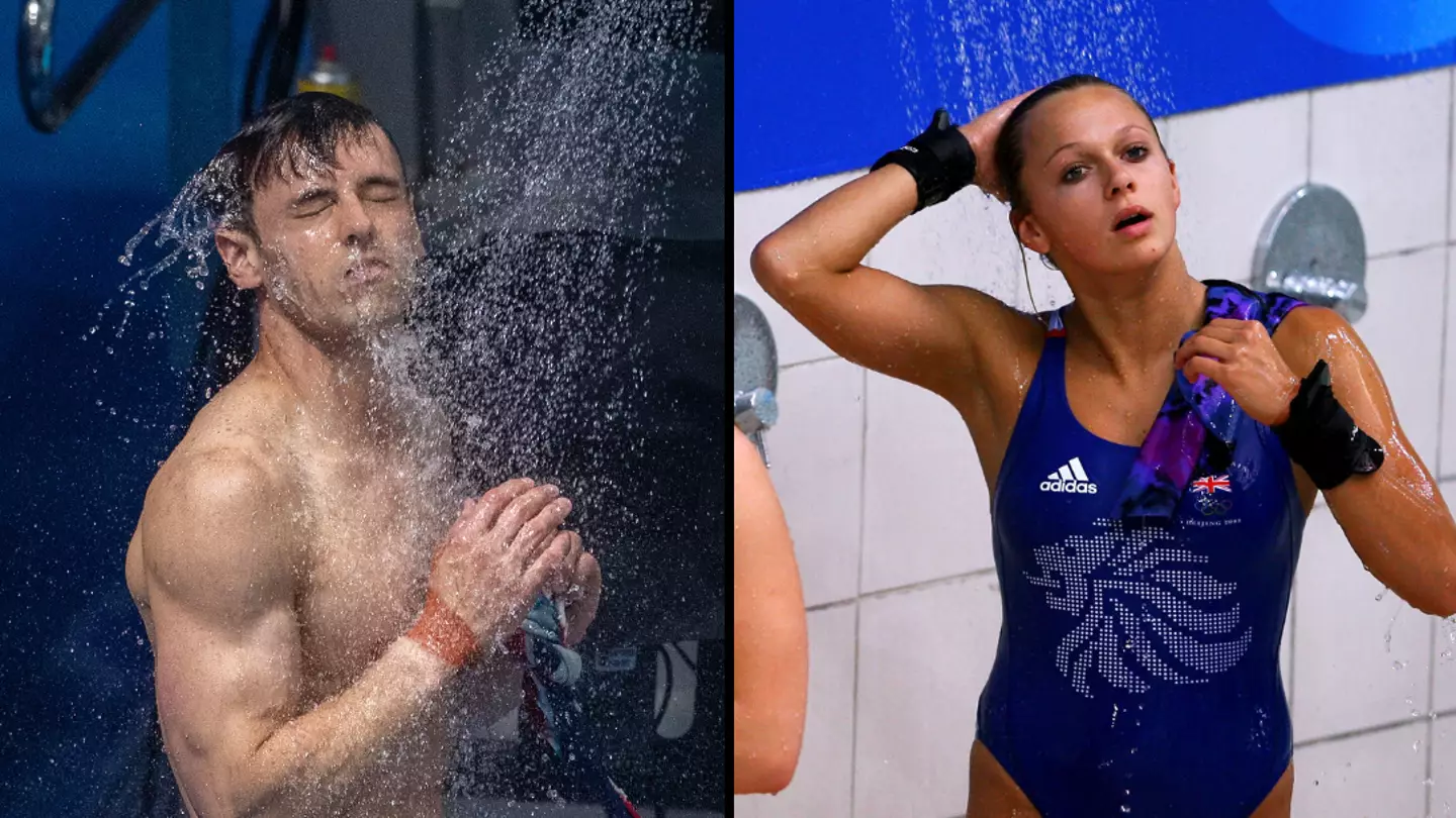 Olympic divers shower after each dive for a very particular reason